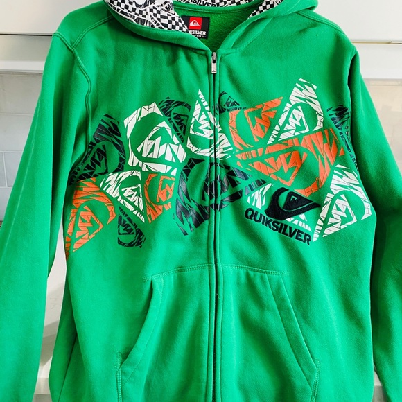 Quiksilver boys XL sz20. 2 zipper hooded sweaters - Picture 5 of 7